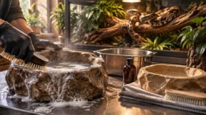 clean and disinfect your boa’s water dish clean and disinfect your boa’s water dish