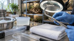 clean and inspect snake hooks to prevent injury and scent transfer clean and inspect snake hooks to prevent injury and scent transfer