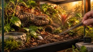 clean and monitor your naturalistic enclosure clean and monitor your naturalistic enclosure