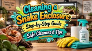 cleaning a snake enclosure cleaning a snake enclosure