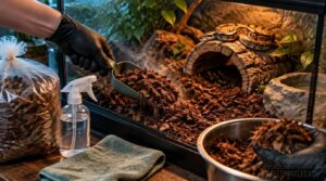 cleaning and replacing ball python substrate to prevent mold cleaning and replacing ball python substrate to prevent mold