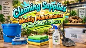cleaning supplies for weekly maintenance