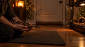 create a calm, escape-safe space for handling create a calm, escape-safe space for handling