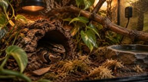 create a secure, calming snake enclosure create a secure, calming snake enclosure