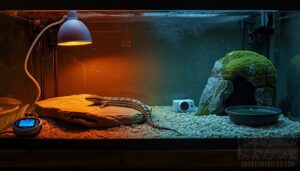 creating warm and cool zones in your snake’s enclosure creating warm and cool zones in your snake’s enclosure