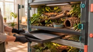 design an easy-clean habitat that grows with your snake design an easy-clean habitat that grows with your snake
