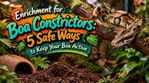 enrichment for boa constrictors