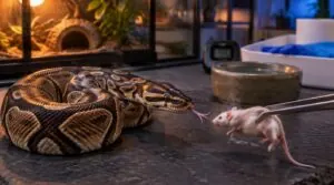 frozen-thawed versus live prey frozen-thawed versus live prey
