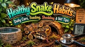healthy snake habits