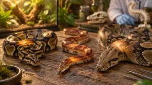 heart location in common pet snake species heart location in common pet snake species