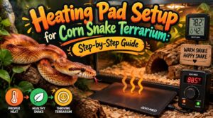 heating pad setup for corn snake terrarium heating pad setup for corn snake terrarium