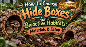 hide boxes for bioactive habitats