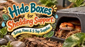 hide boxes for shedding support
