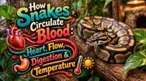 how snakes circulate blood