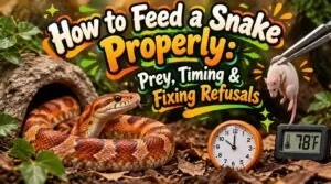 how to feed a snake properly how to feed a snake properly