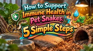 how to support immune health in pet snakes