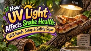 how uv light affects snake health