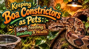keeping boa constrictors as pets