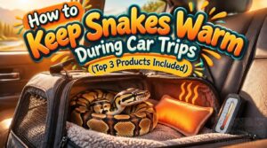 keeping snakes warm during car trips