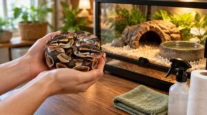 keeping your snake healthy: cleaning, safe handling, and illness checks keeping your snake healthy: cleaning, safe handling, and illness checks