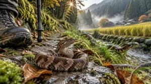 mainland mamushi and tiger keelback mainland mamushi and tiger keelback