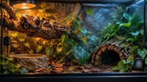 maintain species-appropriate temperature and humidity maintain species-appropriate temperature and humidity