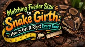 matching feeder size to snake girth