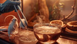 prepare and offer frozen-thawed prey safely prepare and offer frozen-thawed prey safely