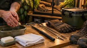 prepare clean hands, equipment, and secure spaces prepare clean hands, equipment, and secure spaces