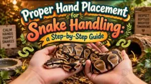 proper hand placement snake handling