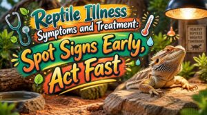 reptile illness symptoms and treatment