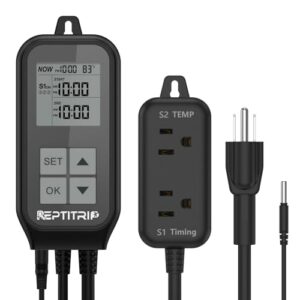 REPTITRIP Reptile Thermostat, Light Timer B0CBJH7NTB
