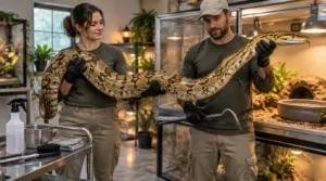 reticulated python handling and health care: safe routines, cleaning, and veterinary support reticulated python handling and health care: safe routines, cleaning, and veterinary support