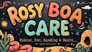 rosy boa care