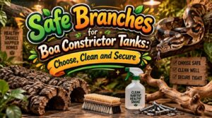safe branches for boa constrictor tanks