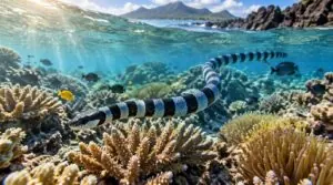 sea snakes around southern japan sea snakes around southern japan