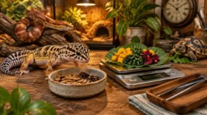 set species-appropriate feeding schedules and portions set species-appropriate feeding schedules and portions