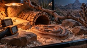 set species-specific desert snake temperature targets set species-specific desert snake temperature targets