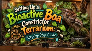 setting up a bioactive boa constrictor terrarium setting up a bioactive boa constrictor terrarium