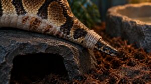 skin lesions or constricting retained shed skin lesions or constricting retained shed