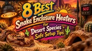 snake enclosure heaters for desert species
