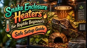 snake enclosure heaters for reptile beginners