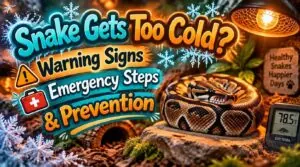 snake gets too cold snake gets too cold