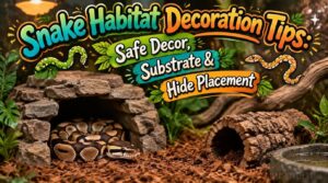 snake habitat decoration tips snake habitat decoration tips
