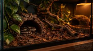 snake health and behavior: natural cover, hides, and enrichment in glass terrariums snake health and behavior: natural cover, hides, and enrichment in glass terrariums