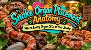 snake organ placement anatomy