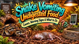 snake vomiting undigested food snake vomiting undigested food