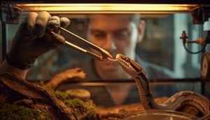 supervise every live prey feeding session supervise every live prey feeding session