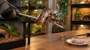 use snake hooks safely around feeding routines use snake hooks safely around feeding routines