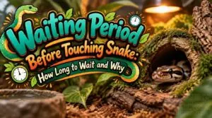 waiting period before touching snake